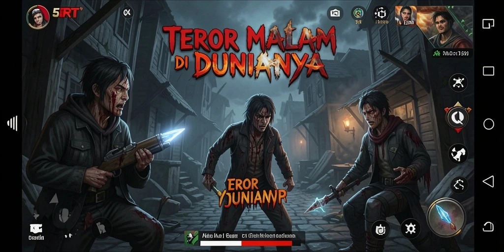 Tampilan gameplay menyeramkan 5RT yang penuh misteri.