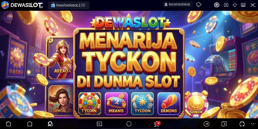 Tangkapan layar utama DEWASLOT menampilkan antarmuka kasino yang interaktif dan seru.