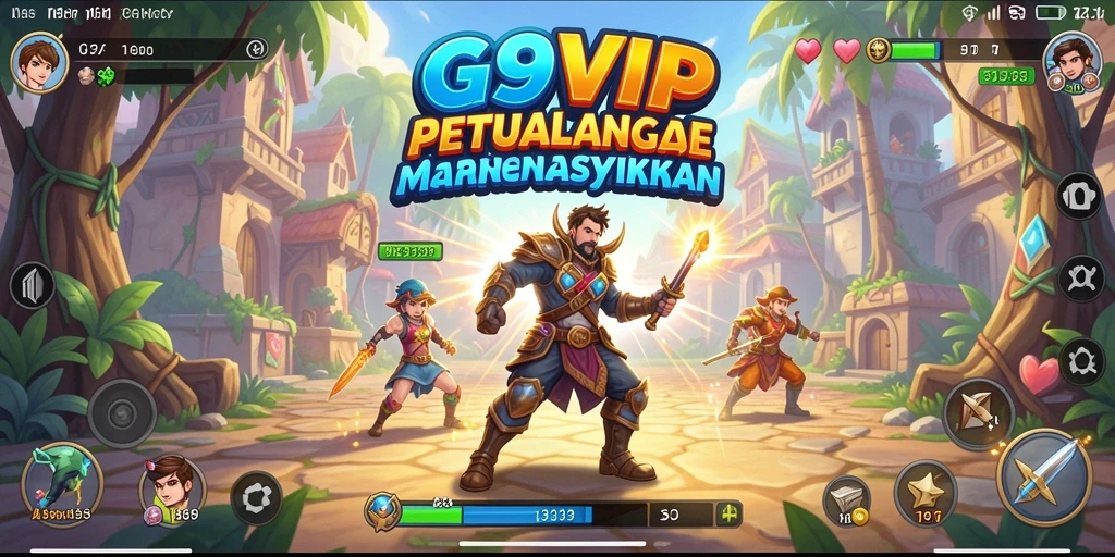 Tampilan gameplay menarik dari G9VIP dengan aksi seru.