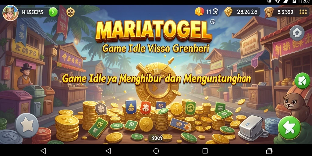 Tampilan gameplay MARIATOGEL yang menarik dan sederhana.