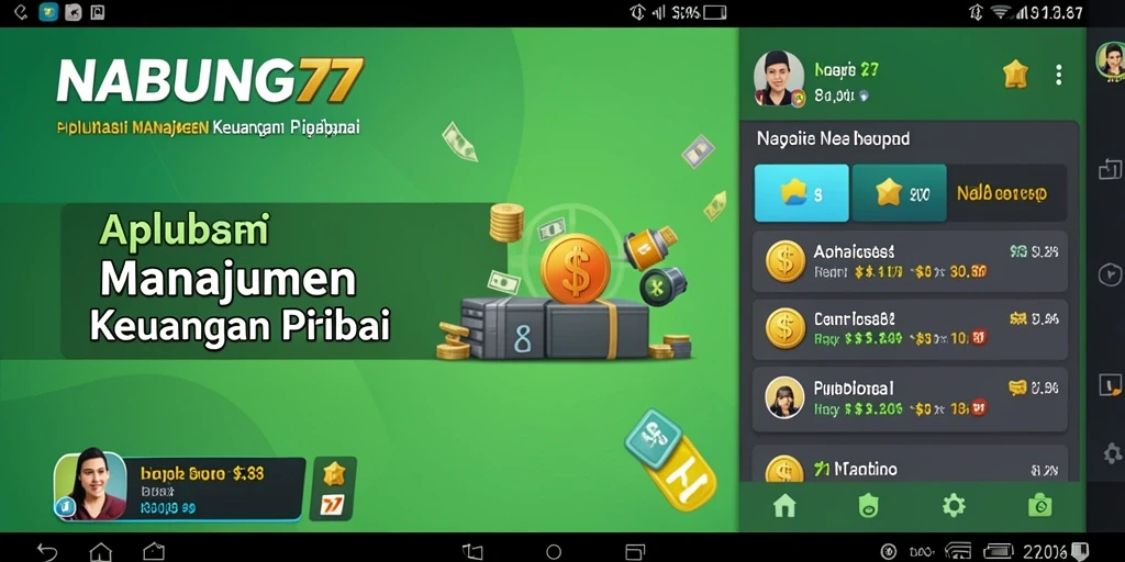 Tampilan antarmuka NABUNG77 yang ramah pengguna dan intuitif.