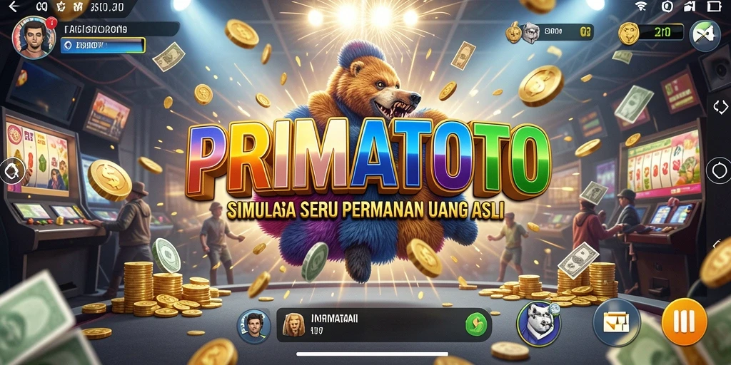 Tampilan menarik gameplay PRIMATOTO yang mendebarkan.